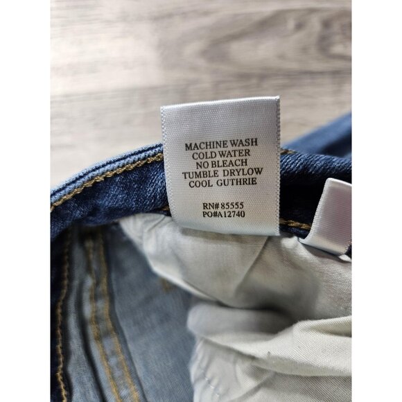 Pistola Jeans Womens 33 Medium Wash Distressed Ankle Zip Hem Stretch Pants - Picture 8 of 13